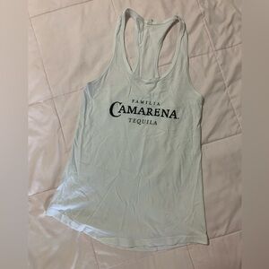 White Camarena Tequila tank top